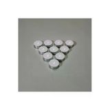 25'Li Tealight Mum - Gri - 3,8 Cm