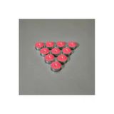25'Li Tealight Mum - Kırmızı - 3,8 Cm