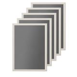25mm Alüminyum Beyaz Çerçeve 5li Paket (BEYAZ, (A3-297x420mm))