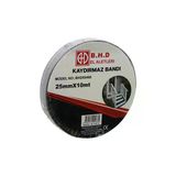 25MM X 10MT KAYDIRMAZ SİYAH BANT (2818)