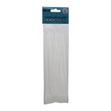 25PCS BEYAZ 3.6X200MM PLASTİK CIRT KELEPÇE (2818)
