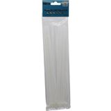 25PCS BEYAZ 3.6X250MM PLASTİK CIRT KELEPÇE (2818)