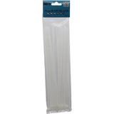 25PCS Beyaz 3.6X250MM Plastik Cırt Kelepçe (4887) Midastech