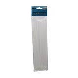 25PCS BEYAZ 3.6X250MM PLASTİK CIRT KELEPÇE (5250)