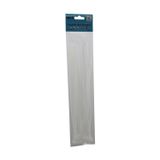 25PCS BEYAZ 3.6X300MM PLASTİK CIRT KELEPÇE (2818)