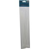 25PCS Beyaz 3.6X300MM Plastik Cırt Kelepçe