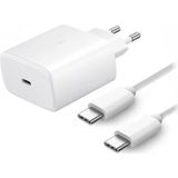 25W 3000A Hızlı Şarj Seti - Type-C Adaptör ve Type-C To Type-C Kablo, Akıllı Telefonlar, Tabletler ve Usb-C Cihazlar Için Yüksek Hızlı Şarj Kiti - 001-Renkli
