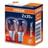 25W Fırın Ampulü 2'li Paket E14 Duy 300 Derece 2700K Halogen - Altın