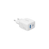 25W Gan Usb-C + Usb-A Şarj Aleti Pps Pd, Ipad,, Uyumlu Hızlı Şarj Cihazı + 2 Metre Type-C 60W Şarj Kablosu