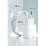 25W Iphone Uyumlu Hızlı Şarj Aleti Adaptör + Kablo 11/12/13/14 Telefon Tüm
