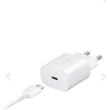 25W Type-C Hızlı Şarj Seti – Kablo + Adaptör – Android & Iphone 15 uyumlu - Beyaz