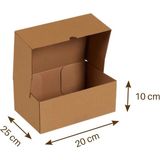 25X20X10 cm E Dalga E-Ticaret Karton Kutu , Kargo Kutusu 5 Adet