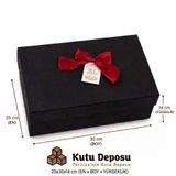 25X30x14 Cm Hediye Kutusu-Siyah