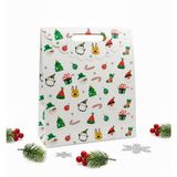 25x32 cm Premium Kalite Yılbaşı Hediye Paketi – Zarf Model Karton Çanta, Yılbaşı Hediye Kutusu, Dayanıklı Karton Malzeme ile Şık Tasarım