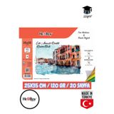 25X35 CM 120 gr fon kartonu ve resim kağıdı defteri 20 sayfa telli HERBOY