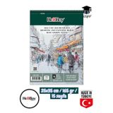 25X35 CM eskiz kara kalem çizim defteri 165 gr TELLİ 15 sayfa HERBOY