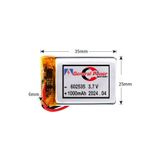25X35MM LİPO PİL 1000MAH 35X25MM LİPO PİL 602535 3.7V LİPO PİL 602535 3.7V POLİMER PİL ÇINARCIKBENSU 1000MA-602535-1000MAH