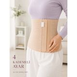 26 cm Abdominal Korse Doğum Sonrası 4 Kademeli Ayarlanabilir Karın Bel Korsesi - Çok Renkli - 1