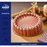 26 cm Dilimli Tart Kalıbı, Dayanıklı Granit Kaplama, Şık Rosegold Tasarım - Seçenek 1 - Ahşap - Bej