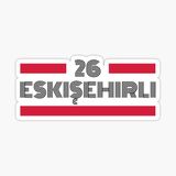 26 Eskişehirli Plaka Araba Sticker Yapıştırması