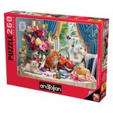 260 Parça Puzzle: Enerjik Kediler