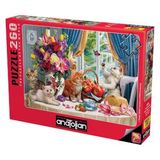 260 Parça Puzzle: Enerjik Kediler
