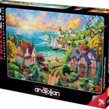 260 Parça Puzzle: Sahildeki Köy