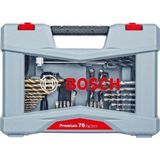2608P00234 Bits/matkap Premium Set, Beton Matkabı, Fayans Matkabının, Çeşitleri, Matkap Ucu, Ratschenschrauber Titan-Nitrid-Kaplama Sağlam, Çanta, 76 - Acı Kahverengi