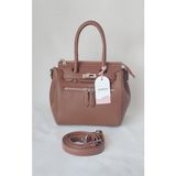 261SV828 Model Sarach Marka Taba Renk El ve Omuz Çantası - En : 21 cm Boy : 20 cm Derinlik :10cm
