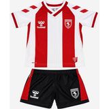 26/27 Hummel Samsunspor Çubuklu Forma Çocuk Takımı - 5 - 6 Yaş - Kırmızı - Beyaz