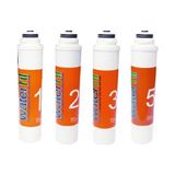 2634 Waterfil Waterlife Filtre Takımı 4'lü Set Su Arıtma Cihazı Filtresi