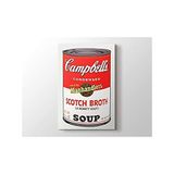 2645 Sanat Andy Warhol Campbells Soup I 1968 Dikey 40x30 cm Kanvas Tablo
