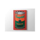 2645 Sanat Andy Warhol Tomato Soup 1968 Dikey 40x30 cm Kanvas Tablo