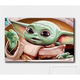 2645 Sanat Baby Yoda Tablo-50 x 70 cm