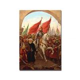 2645 Sanat İstanbul'un Fethi 1453 Dikey 60x80 cm Kanvas Tablo