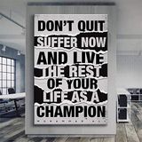 2645 Sanat Kanvas Tablo Motivasyon Champion Pop Art-60 x 80 Cm