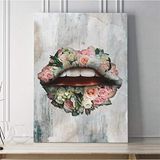2645 Sanat Kanvas Tablo Motivasyon Dudak Lips Pop Art-50 x 70 Cm