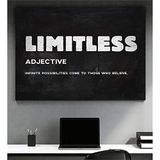 2645 Sanat Kanvas Tablo Motivasyon Limitless Pop Art-40 x 60 Cm