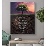 2645 Sanat Kanvas Tablo Motivasyon Success Pop Art-50 x 70 Cm