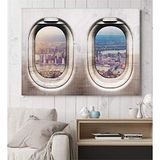 2645 Sanat Kanvas Tablo Motivasyon Window Seat - Cam kenarı Ev ve Duvar Dekorasyon-60 x 80 Cm