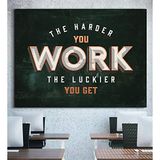 2645 Sanat Kanvas Tablo Motivasyon Work Pop Art MT0001-50 x 70 Cm