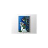 2645 Sanat Marc Chagall La Mariee A La Lune Dikey 60x80 cm Kanvas Tablo