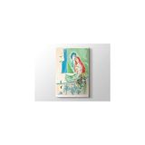 2645 Sanat Marc Chagall - Sirene Au Poete Tablo-40 X 30 Cm Dikey