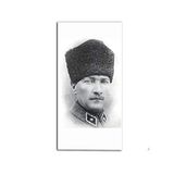 2645 Sanat Mustafa Kemal Atatürk Portre Dikey 40x30 cm Kanvas Tablo