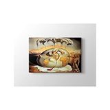 2645 Sanat Salvador Dali Geopoliticus Child Dikey 40x30 cm Kanvas Tablo