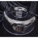 26CM Pasta Kek Tabağı Için Kullanılan Sağlıklı Plastik Dayanıklı Kırılmayan Fanus Kapak - Çok Renkli