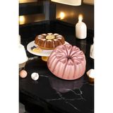 26CM Rosegold Titanyum Kek Kalıbı, Döküm Granit, Pembe Renk - Seçenek 1 - Ahşap - Bej
