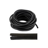 26MM Yarıklı Spiral Hortum Kablo Gizleme Izolasyon Borusu Esnek Siyah