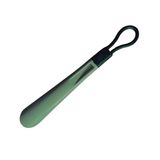 27 cm Askılı Ayakkabı Çekeceği Kısa Sert Dayanıklı Plastik Kerata Renkli Ayakkabı Giyme Aparatı (Adaçayı Yeşili, 27cm)