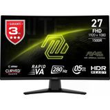 27" Mag 274Cxf 1920X1080 (Fhd) Curve 1500R Rapıd Va 280Hz 0.5Ms (Gtg) Adaptıve-Sync Gamıng Monıtor